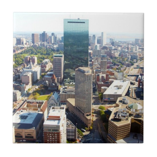 Luftaufnahme von Boston 2 Fliese (Vorderseite)