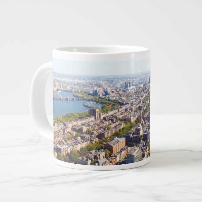 Luftaufnahme von Boston Jumbo-Tasse (Vorderseite Links)