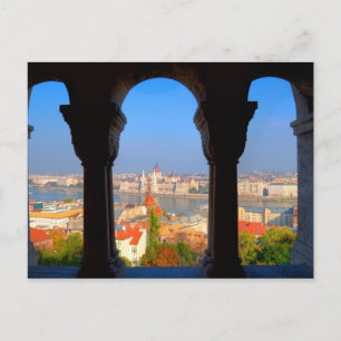 Luftaufnahme von Budapest, Ungarn Postkarte