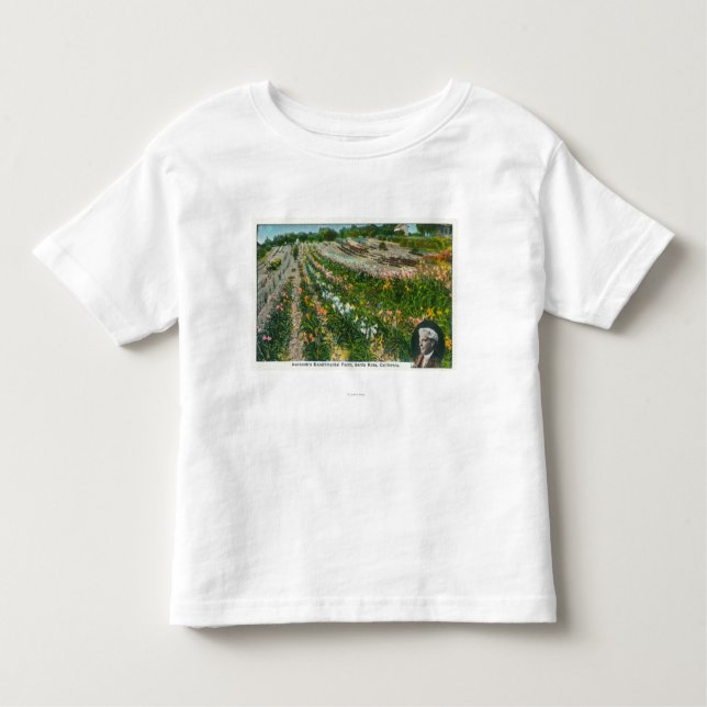 Luftaufnahme von Burbanks Versuchsfarm Kleinkind T-shirt (Vorderseite)