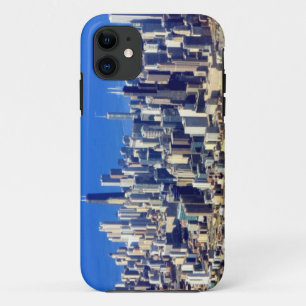 Luftaufnahme von Chicago im Stadtzentrum gelegen iPhone 11 Hülle