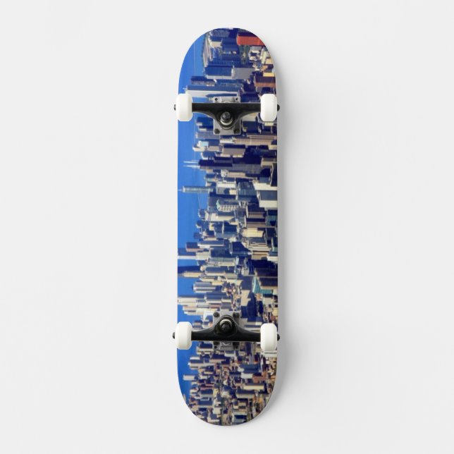 Luftaufnahme von Chicago im Stadtzentrum gelegen Skateboard (Vorderseite)