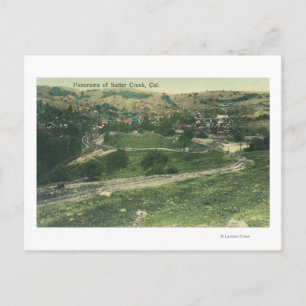 Luftaufnahme von CitySutter Creek, CA Postkarte