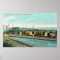 Luftaufnahme von Clark-Nickerson Lumber Co