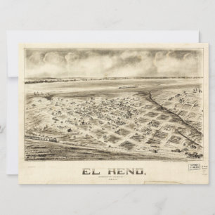 Luftaufnahme von El Reno, Oklahoma (1891)