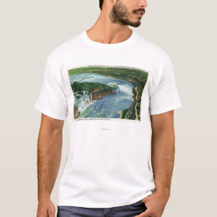 Luftaufnahme von gesamtem Niagara Falls 2 T-Shirt