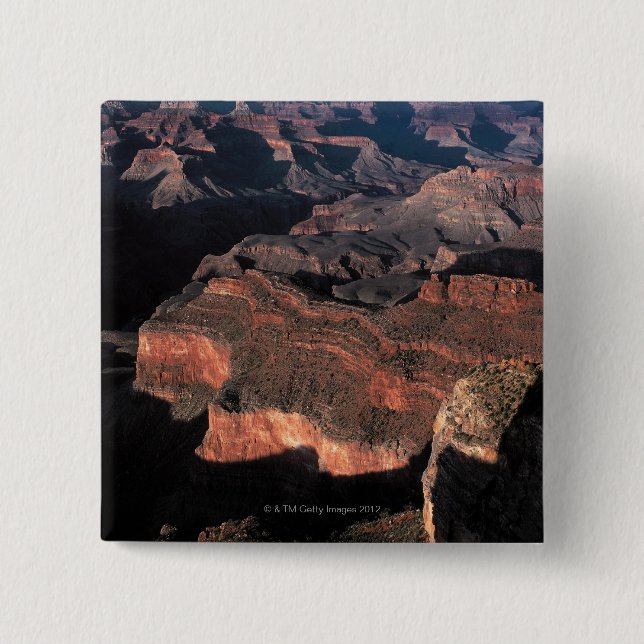 Luftaufnahme von Grand Canyon, Arizona Button (Vorderseite)