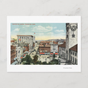 Luftaufnahme von Harrington Corner Postkarte