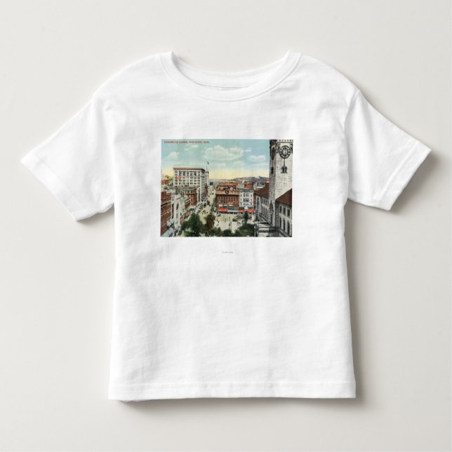 Luftaufnahme von Harrington Ecke Kleinkind T-shirt (Vorderseite)