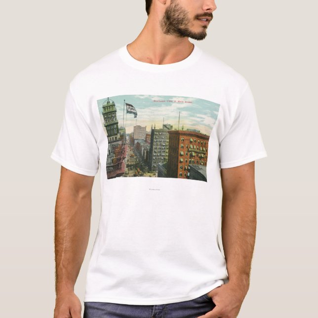 Luftaufnahme von Hauptstraße 2 T-Shirt (Vorderseite)
