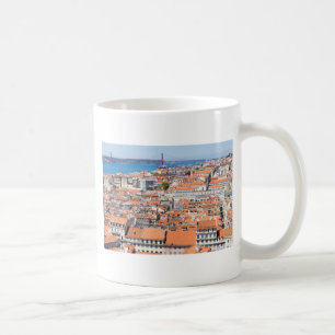 Luftaufnahme von Lissabon, Portugal Tasse