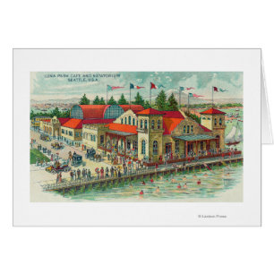 Luftaufnahme von Luna Park Caf � und Natatorium