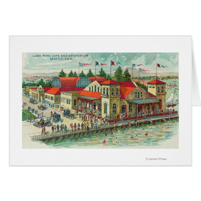 Luftaufnahme von Luna Park Caf � und Natatorium (Vorderseite (Horizontal))