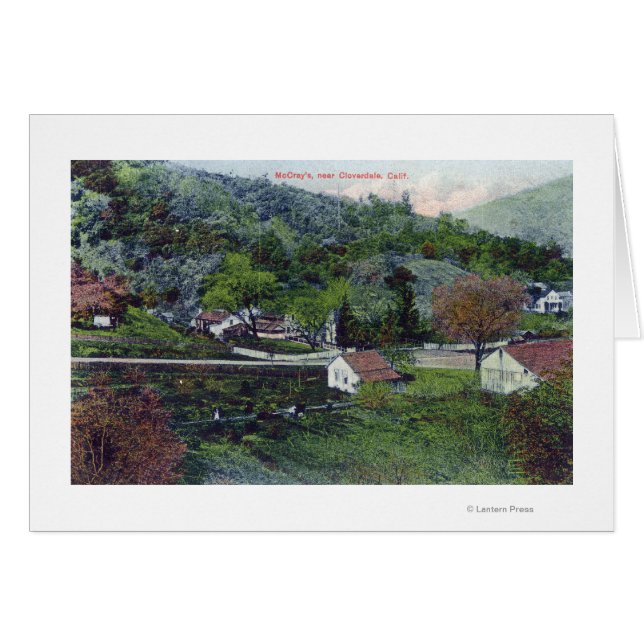 Luftaufnahme von McCray's Cloverdale, CA (Vorderseite (Horizontal))