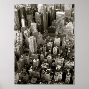 Luftaufnahme von New York City Poster