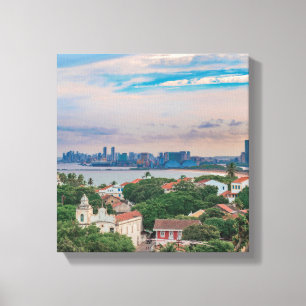 Luftaufnahme von Olinda und Recife Pernambuco Bras Leinwanddruck