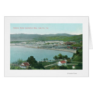 Luftaufnahme von Schwefelbänken Quicksilbermine