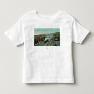 Luftaufnahme von Shattuck Allee SP-Zug Kleinkind T-shirt