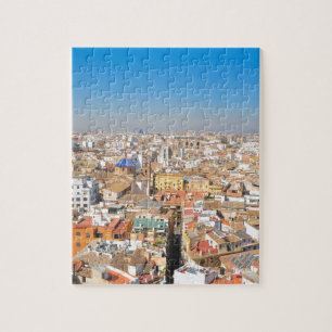 Luftaufnahme von Valencia, Spanien Puzzle