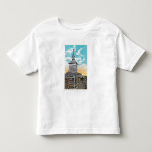 Luftaufnahme von Washington StreetOakland, CA Kleinkind T-shirt