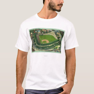 Luftaufnahme von Wrigley-Feld # von 2Chicago, IL T-Shirt