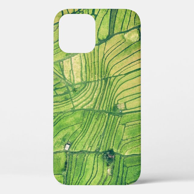 Luftaufnahmen des Reisfeldes Case-Mate iPhone Hülle (Rückseite)
