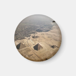 Luftaufnahmen von Pyramiden in Ägypten Magnet