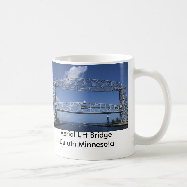 Luftaufzug-Brücke/Duluth Minnesota Kaffeetasse (Rechts)