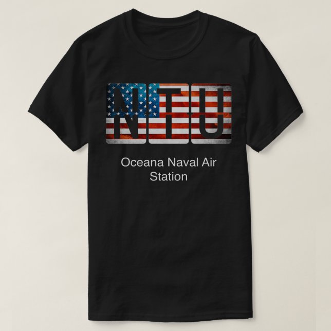 Luftbahnhof NTU Oceana Naval  T-Shirt (Design vorne)