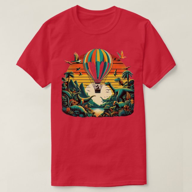 Luftballon, der mit dem anderen über einen lebendi T-Shirt (Design vorne)