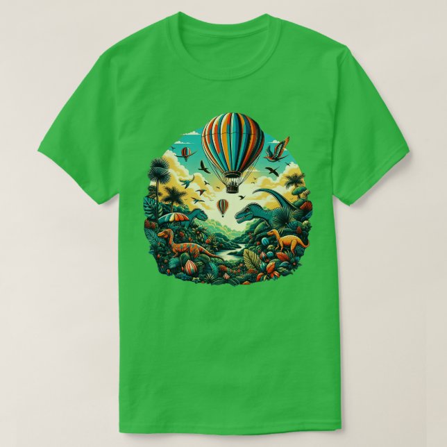 Luftballon, der mit dem anderen über einen lebendi T-Shirt (Design vorne)