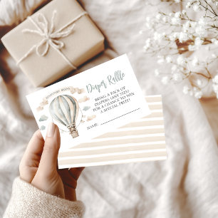 Luftballon Teddy Bear Babydusche Windelwindeln Begleitkarte