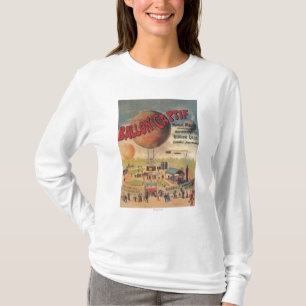 Luftballonfahrten auf einem Ausstellungsposter T-Shirt