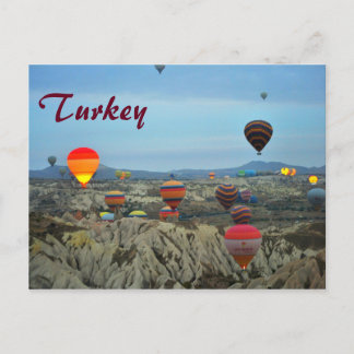 Luftballons der Türkei Postkarte