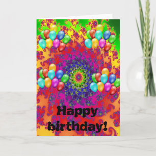 Luftballons Party Dusche Geburtstag Gratulation Ku Karte