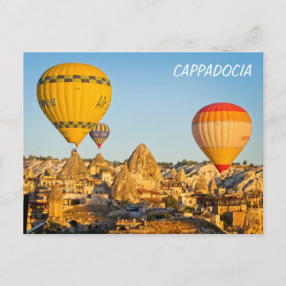 Luftballons über Kappadokien Postkarte
