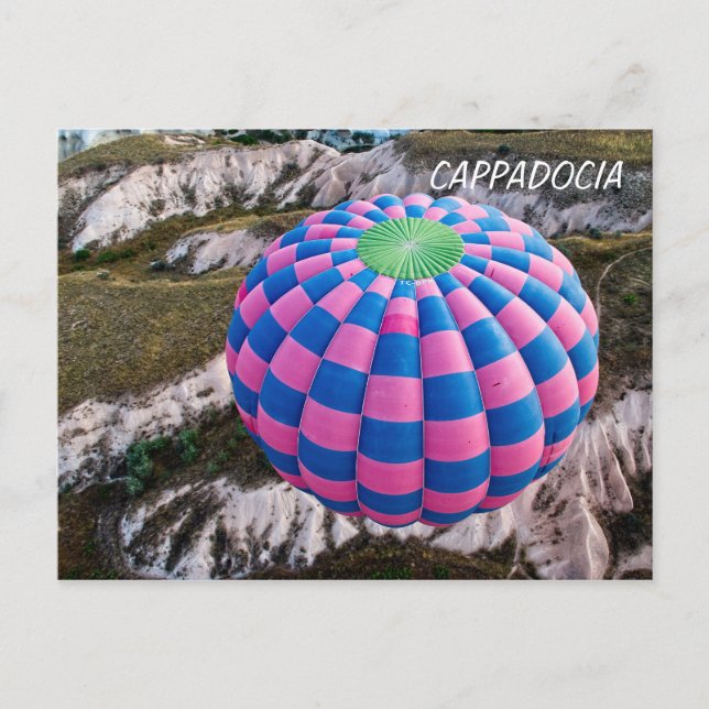 Luftballons über Kappadokien Postkarte (Vorderseite)