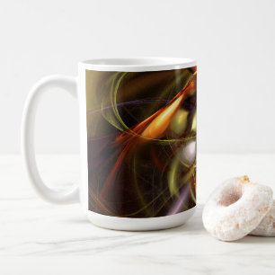 Luftballons und Bänder Abstrakt Kaffeetasse