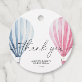 Luftballons Wasserfarbe Danke, dass ihr Gender-Ent Geschenkanhänger