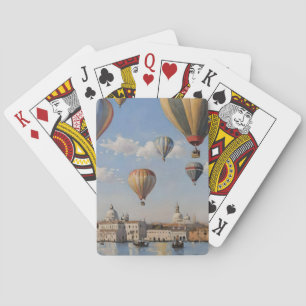 Luftballooning über venezianische Ölfarbe, Spielkarten