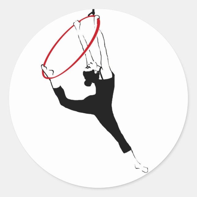 Luftband-Aufkleber Runder Aufkleber (Vorderseite)