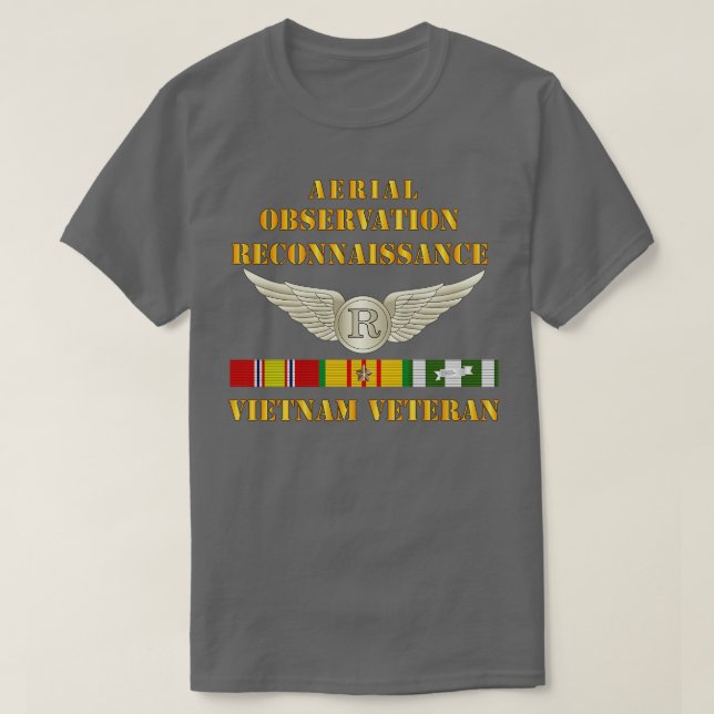 Luftbeobachtungsrekrut Sonderbeauftragter Vietnam  T-Shirt (Design vorne)