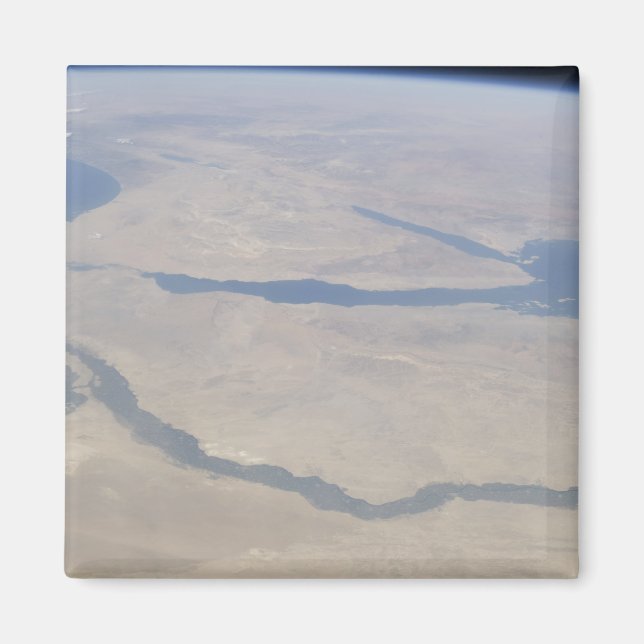 Luftbild Ägyptens und der Sinai-Halbinsel Magnet (Vorne)