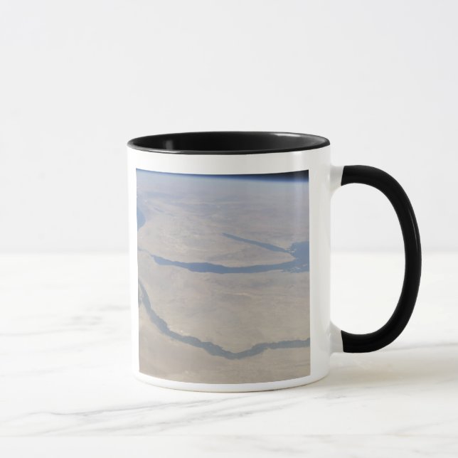 Luftbild Ägyptens und der Sinai-Halbinsel Tasse (Rechts)