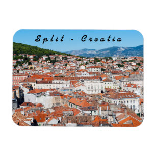 Luftbild auf Split City - Dalmatien, Kroatien Magnet