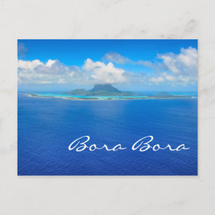 Luftbild Bora Bora Postkarte