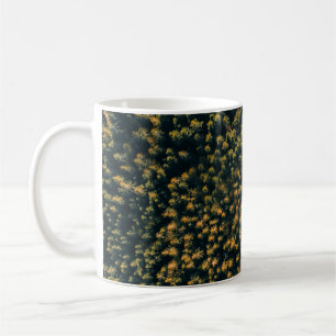 Luftbild der Bäume Kaffeetasse