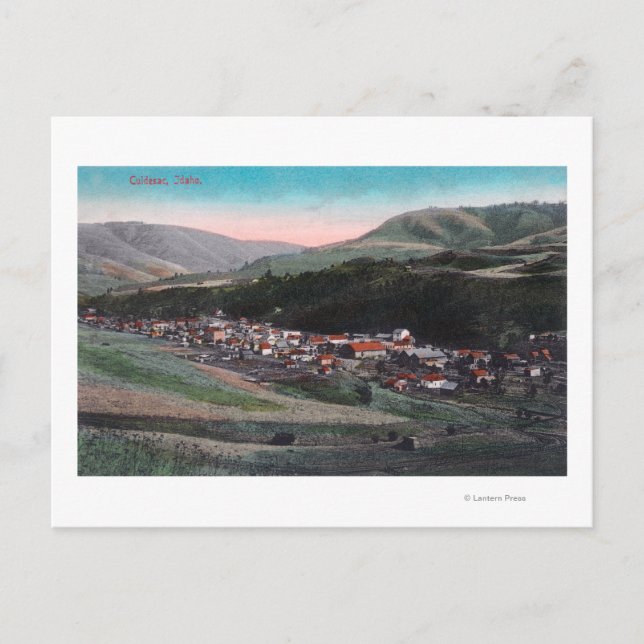 Luftbild der CityCuldesac, ID Postkarte (Vorderseite)