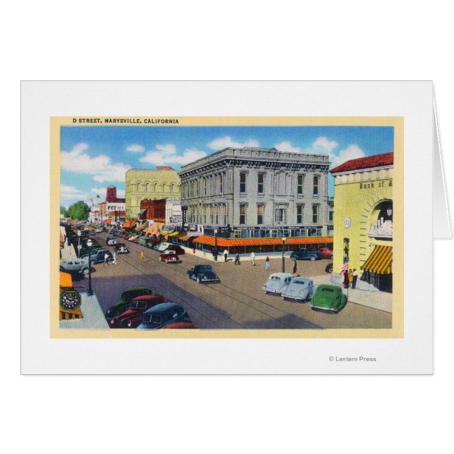 Luftbild der D Street (Vorderseite (Horizontal))