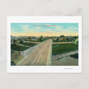 Luftbild der Dritten Straße Postkarte